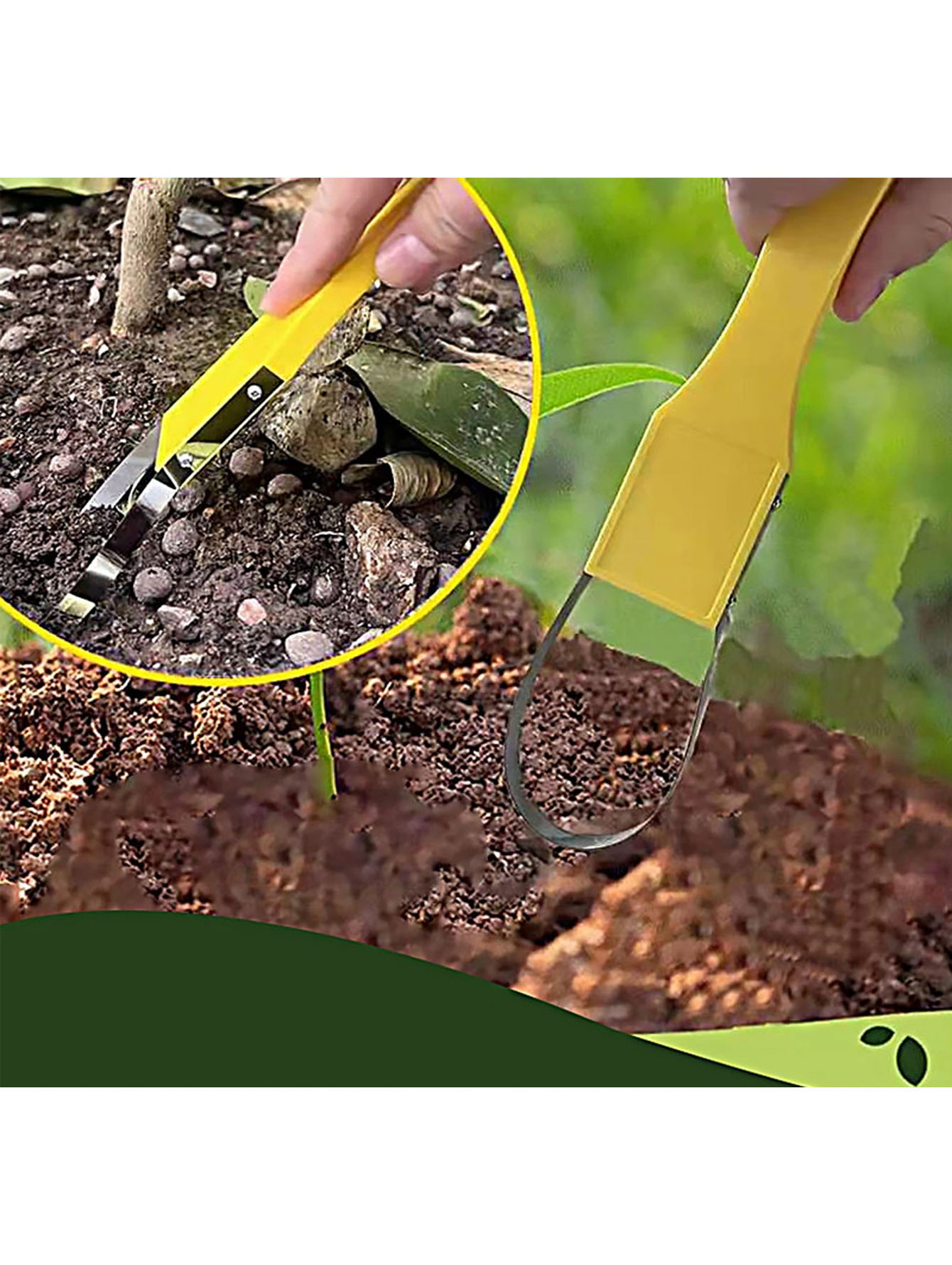 Weed Puller - أداة يدوية متينة من البلاستيك لإزالة