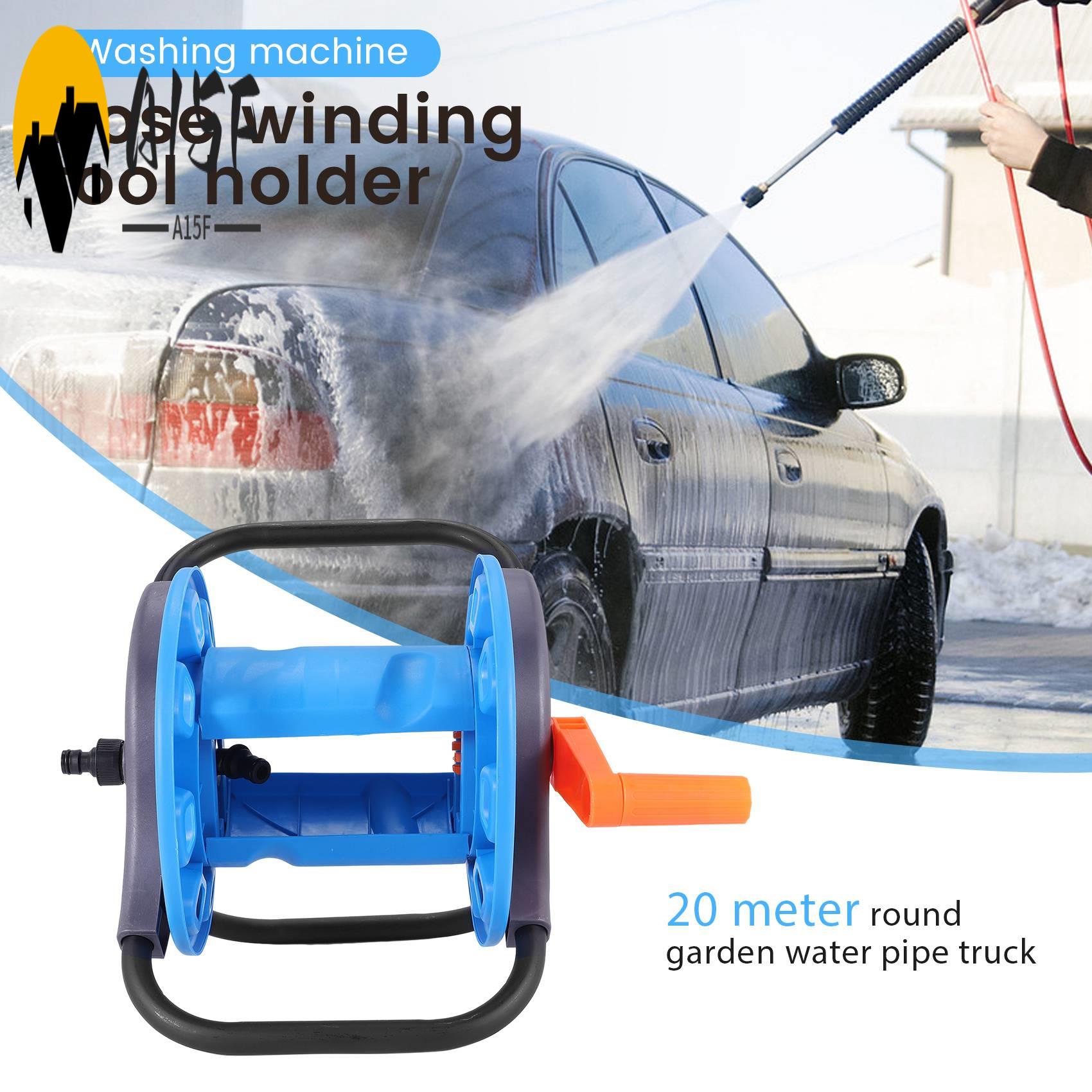 Gardening Tools Holder - A15F-عربة بكرة خرطوم مياه محمولة بطول