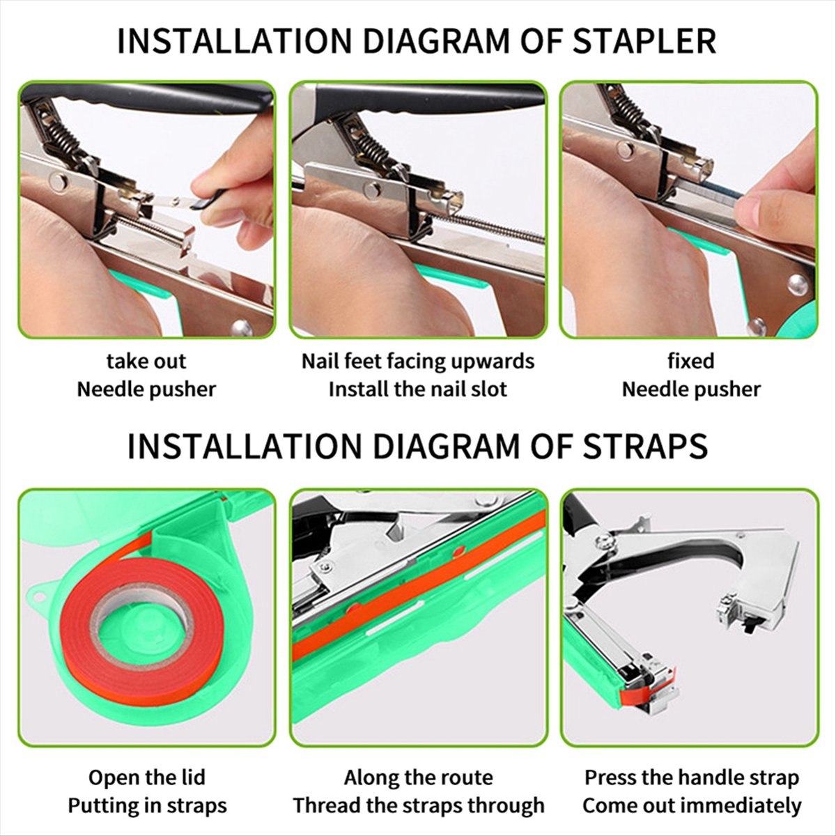 Gardening Hand Tools B&Q - LUCK مشابك ربط يدوية لفروع النباتات