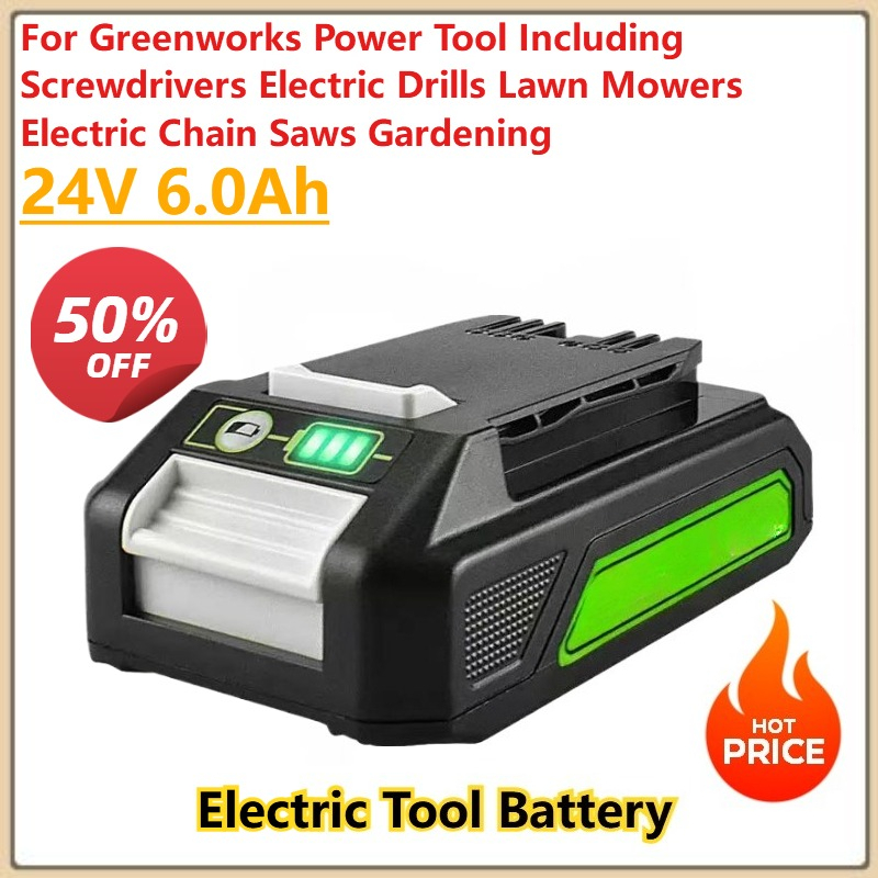Gardening Tools Battery Powered - ل Greenworks 24 فولت 6.0Ah أداة