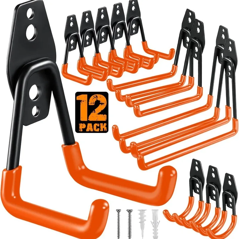 Gardening Tools Organiser - مجموعة من 12 قطعة من خطافات