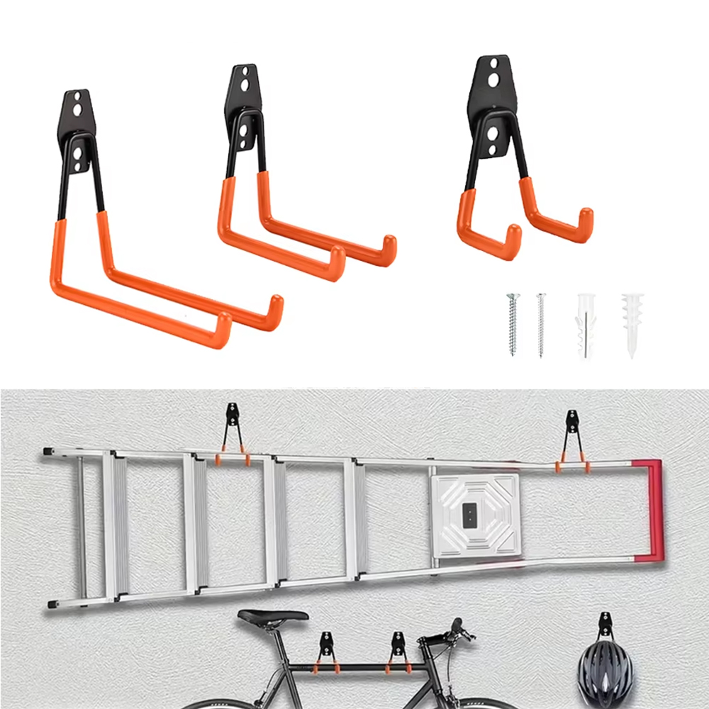 Gardening Tools Organiser - خطاف معدني متين للتعليق على الحائط،
