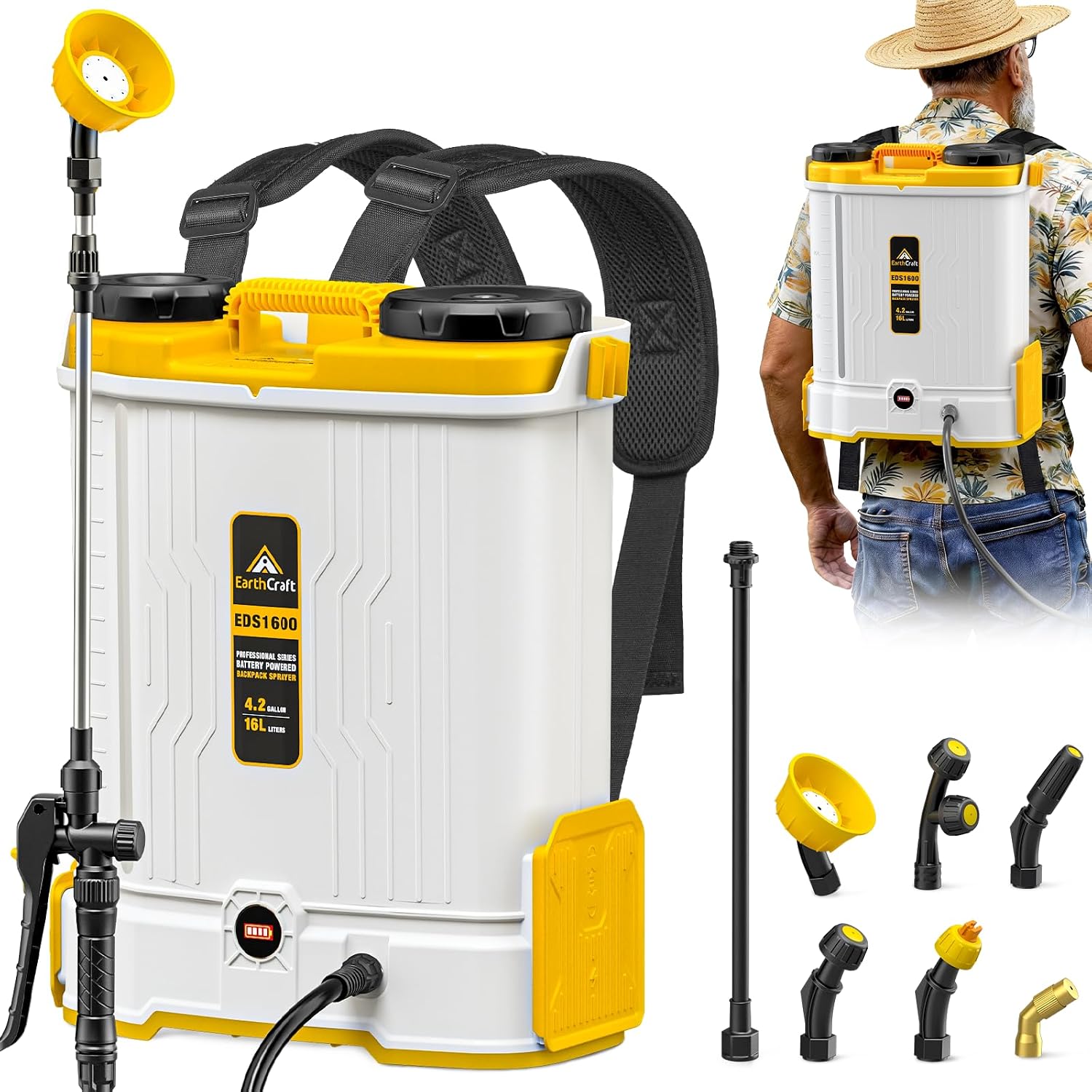 Gardening Tools Battery Powered - بخاخ محمول على الظهر يعمل ببطارية