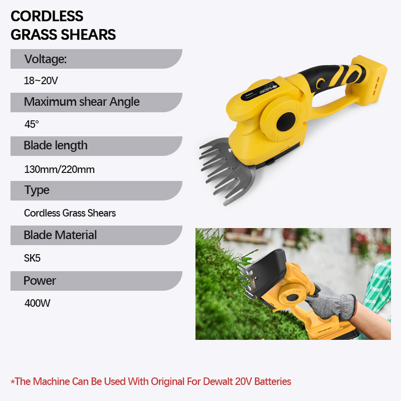 مقص سياج كهربائي بدون فرشاة 2  - مراجعة Gardening Tools Battery Powered وسعره