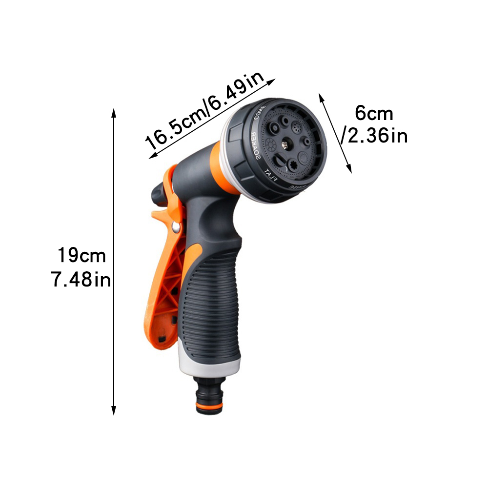 8 نمط حديقة مدفع المياه خرطوم  - مراجعة Gardening Tools Youtube وسعره