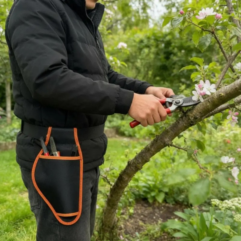 حقيبة خصر لمقص تقليم الحدائق ا - مراجعة Gardening Tools Organiser وسعره