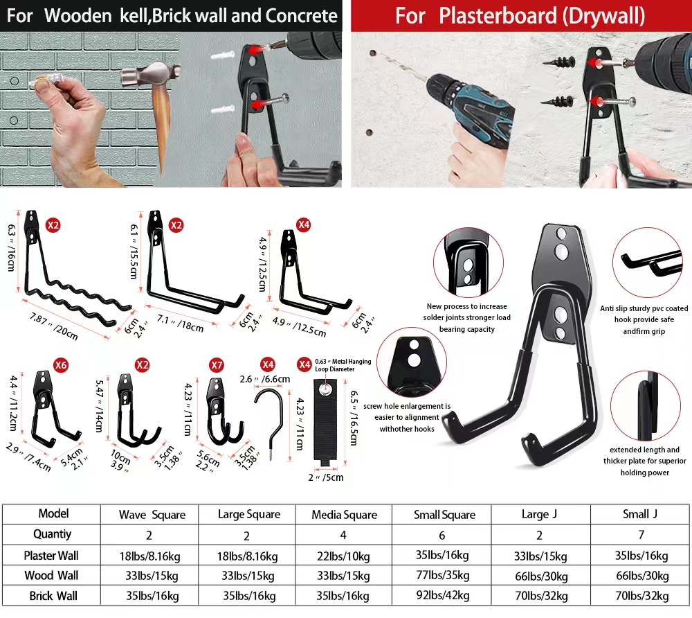 الثقيلة خطاف معدني المرآب المن - مراجعة Gardening Tools Organiser وسعره