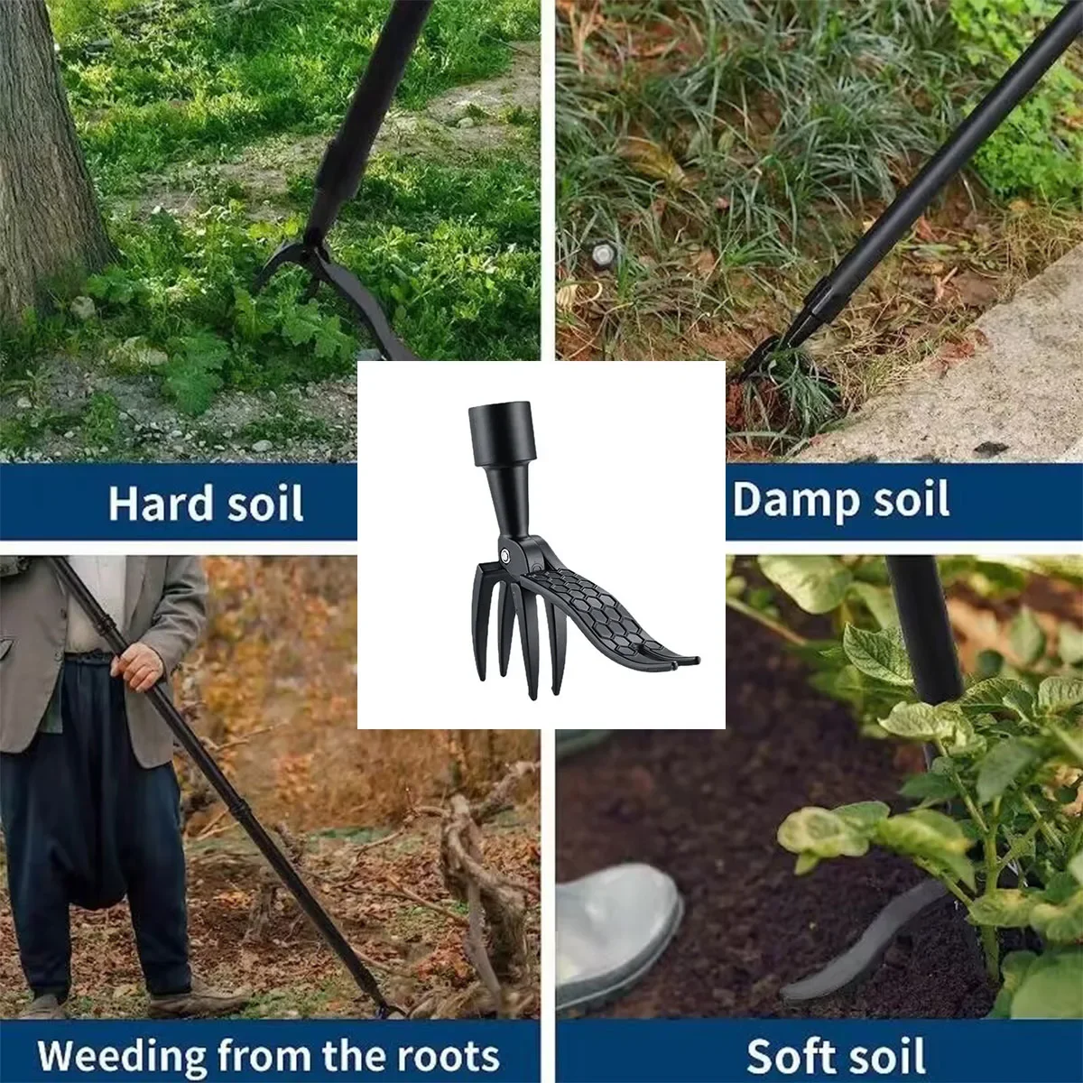 أداة سحب الأعشاب مع فتحات لولب - مراجعة Weed Puller وسعره