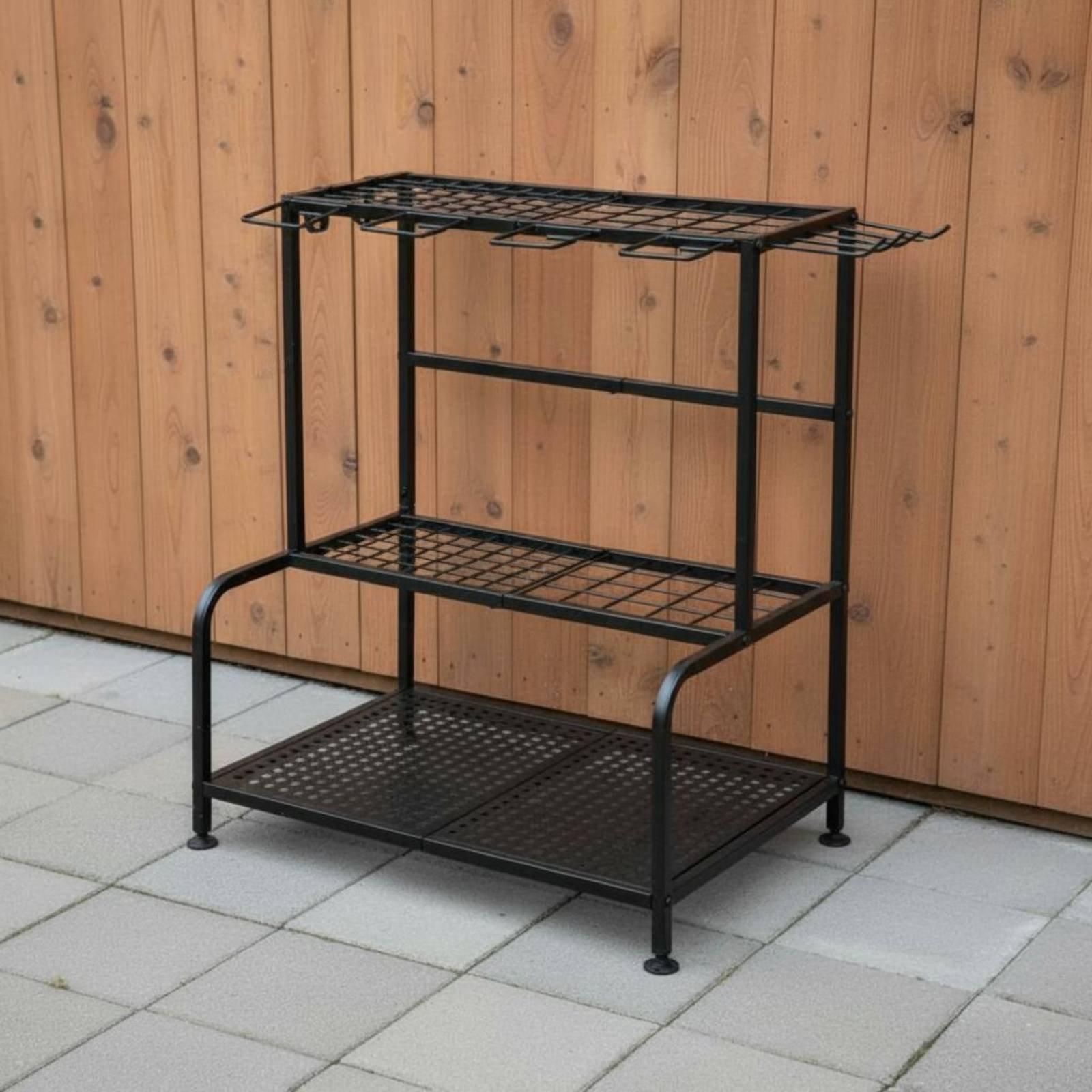 رف أدوات حديقة معدني متعدد الط - مراجعة Gardening Tools Holder وسعره