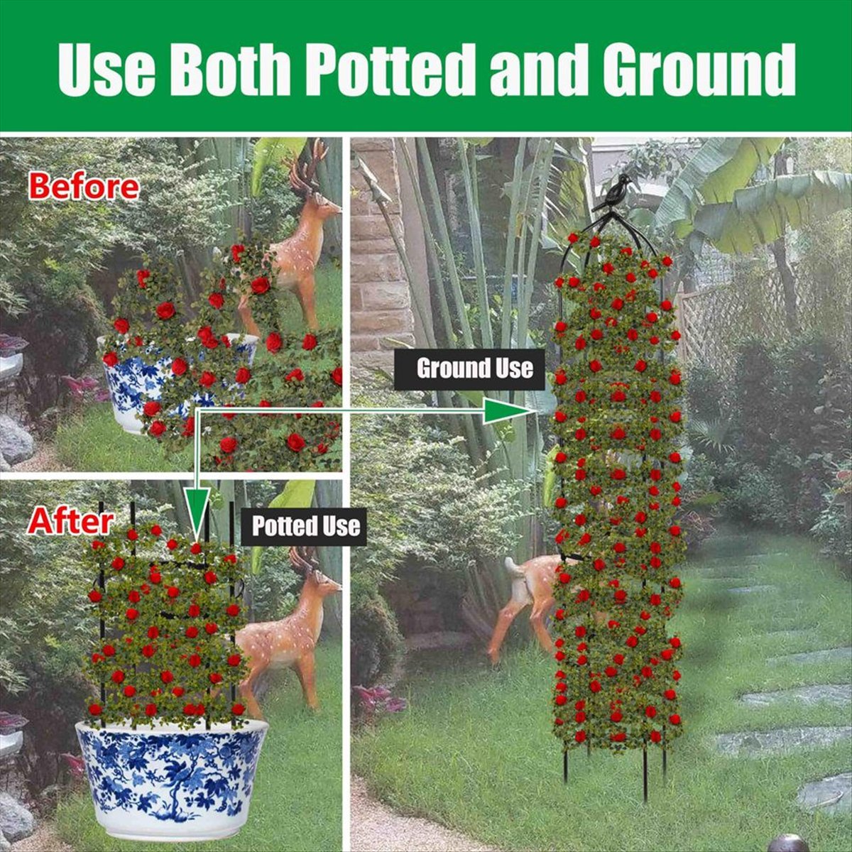 AT16 عمود تسلق للنباتات، دعامة - مراجعة Gardening Hand Tools B&Q وسعره
