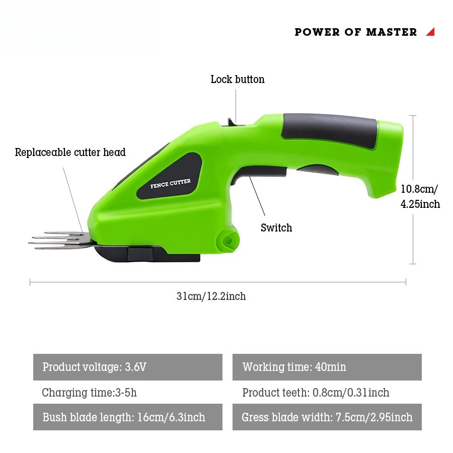 بطارية ليثيوم فاخرة عالية الطا - مراجعة Gardening Tools Battery Powered وسعره