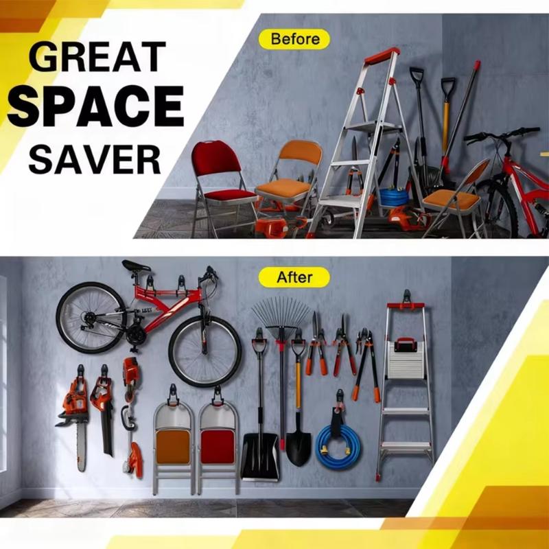 خطاف حديدي قوي للتعليق على الح - مراجعة Gardening Tools Holder وسعره
