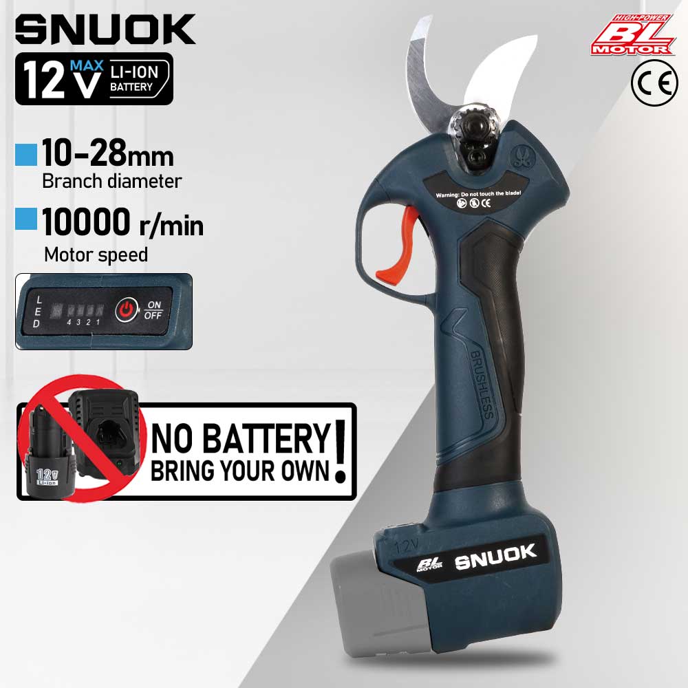 مقص تقليم كهربائي بدون فرشاة 1 - مراجعة Gardening Tools Battery Powered وسعره