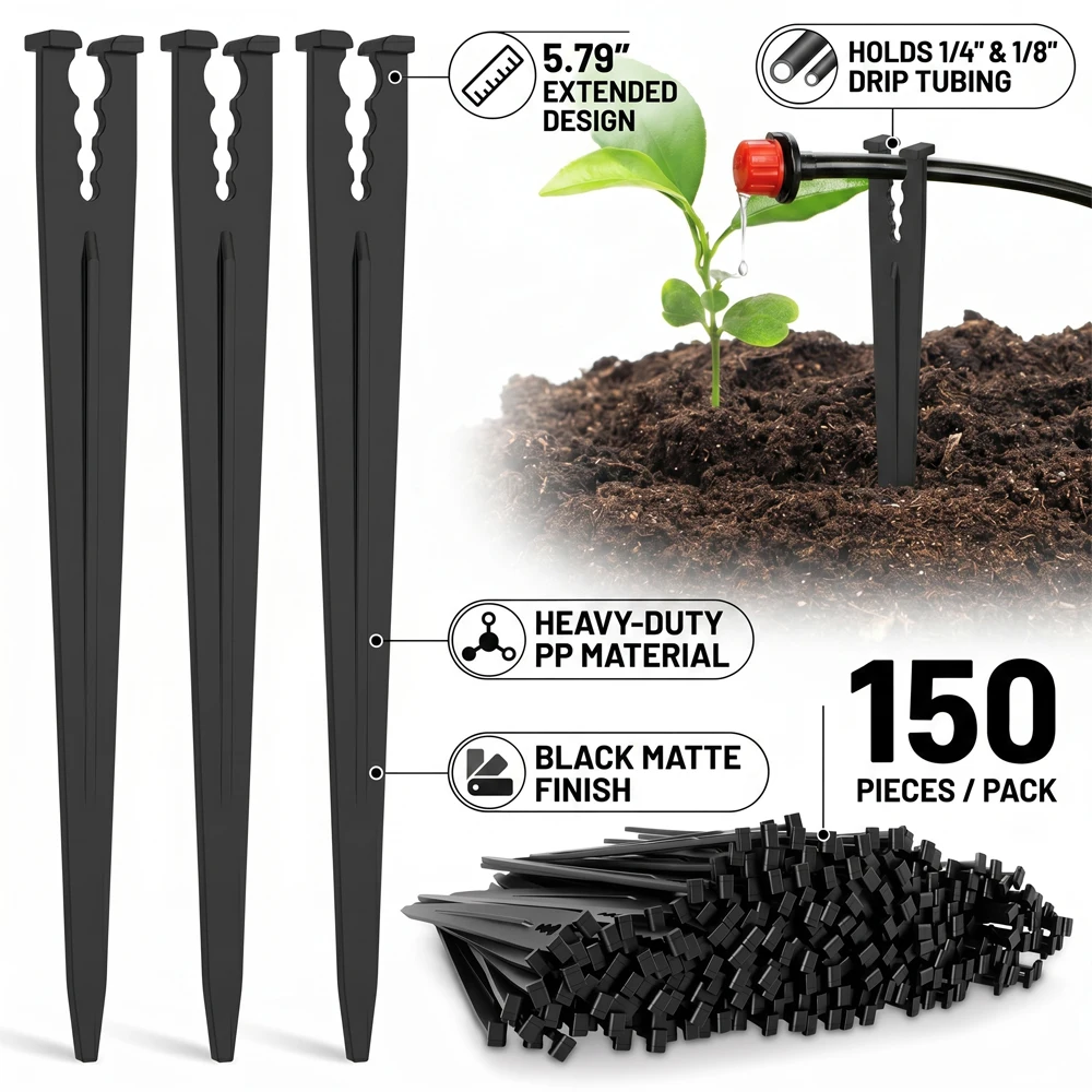 أوتاد ري بالتنقيط مقاس 1/4 بوص - مراجعة Gardening Tools Holder وسعره