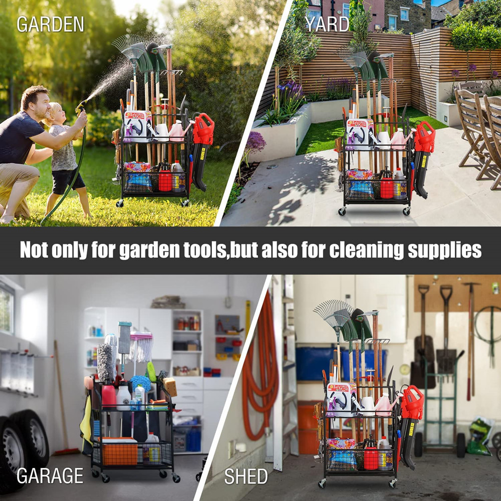 منظم أدوات الحديقة، حامل أدوات - مراجعة Gardening Tools Holder وسعره