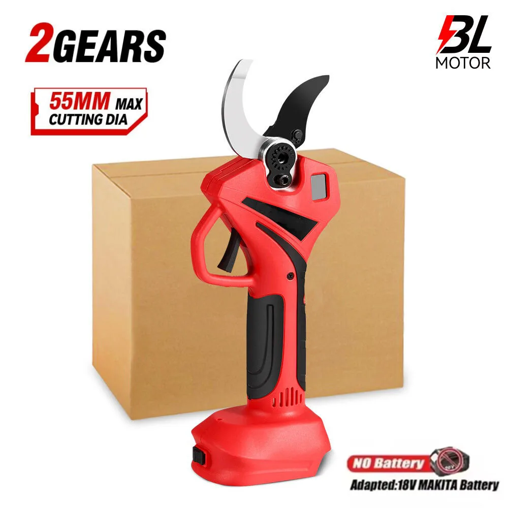 55 مللي متر مقص كهربائي بدون ف - مراجعة Gardening Tools Battery Powered وسعره