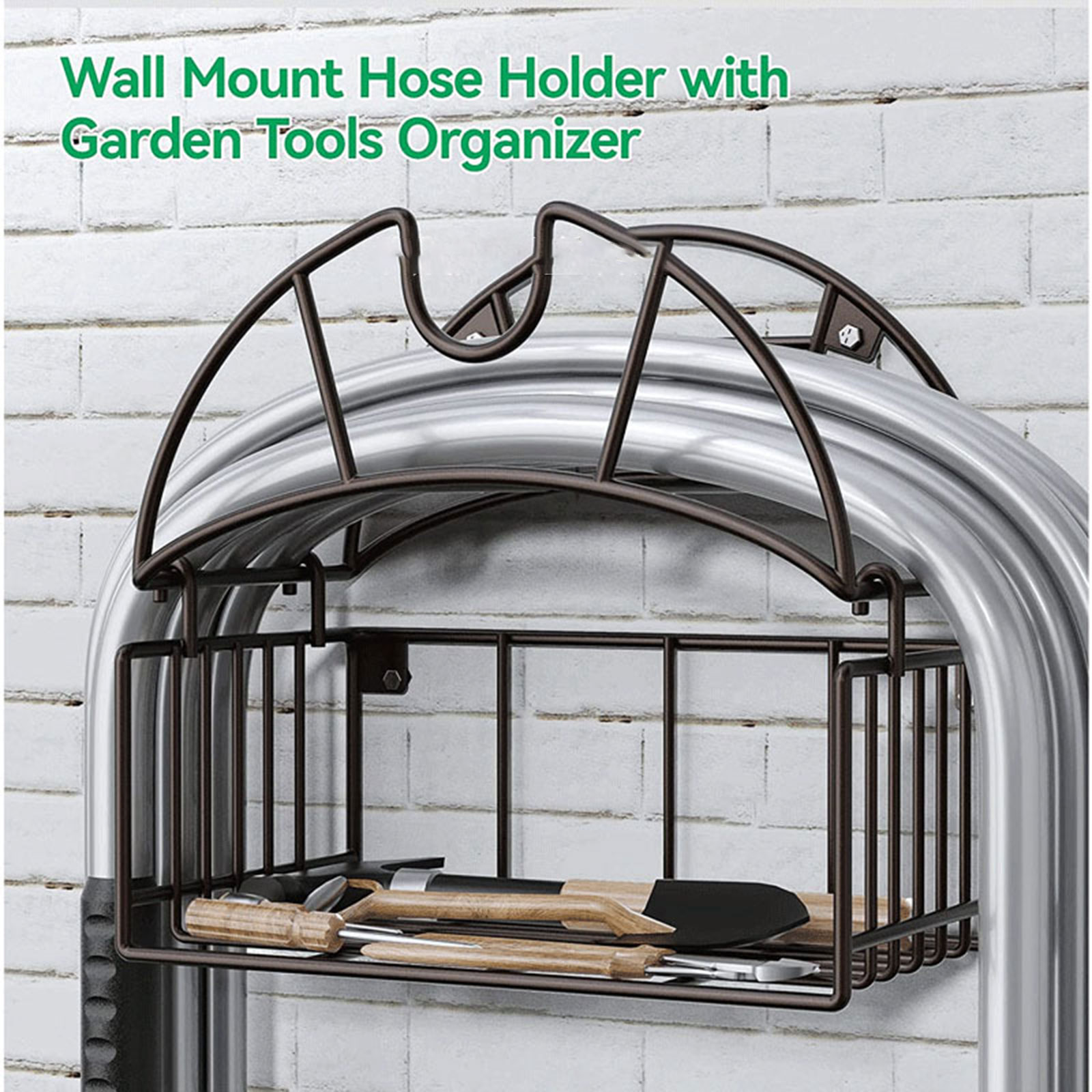 حامل خرطوم حديقة مثبت على الحا - مراجعة Gardening Tools Holder وسعره